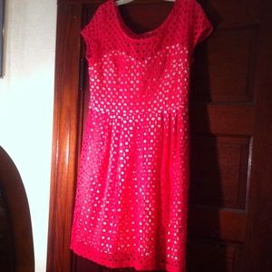 Betsey Johnson  hot pink dress